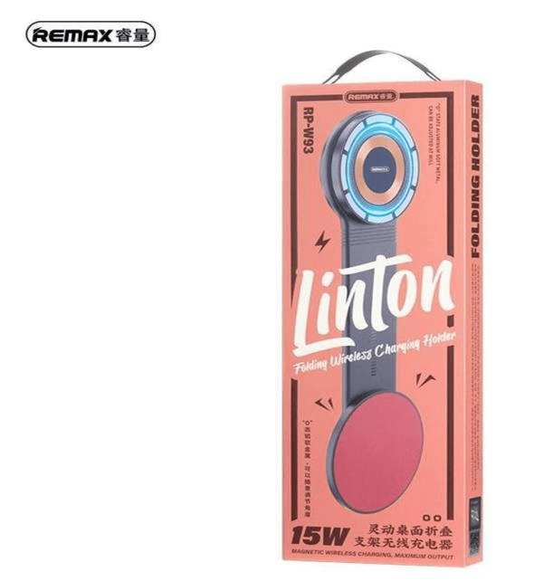 RP-W93 Soporte de Coche con Carga Inalámbrica y Función Plegable para iPhone