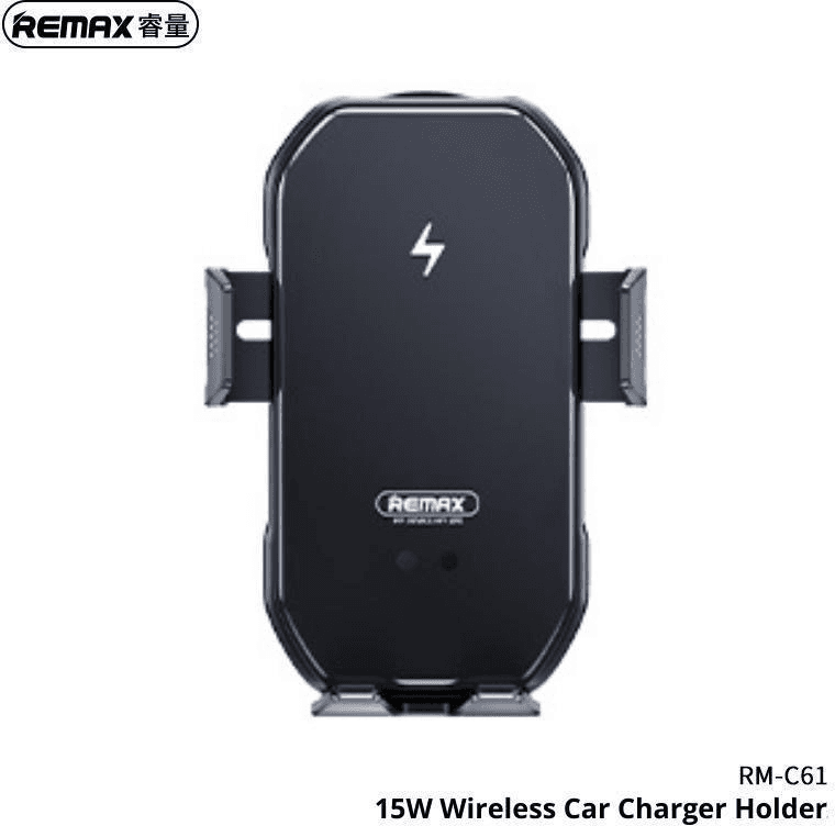 RM-C61 Soporte para Auto con Carga Inalámbrica de 15W y Sensor